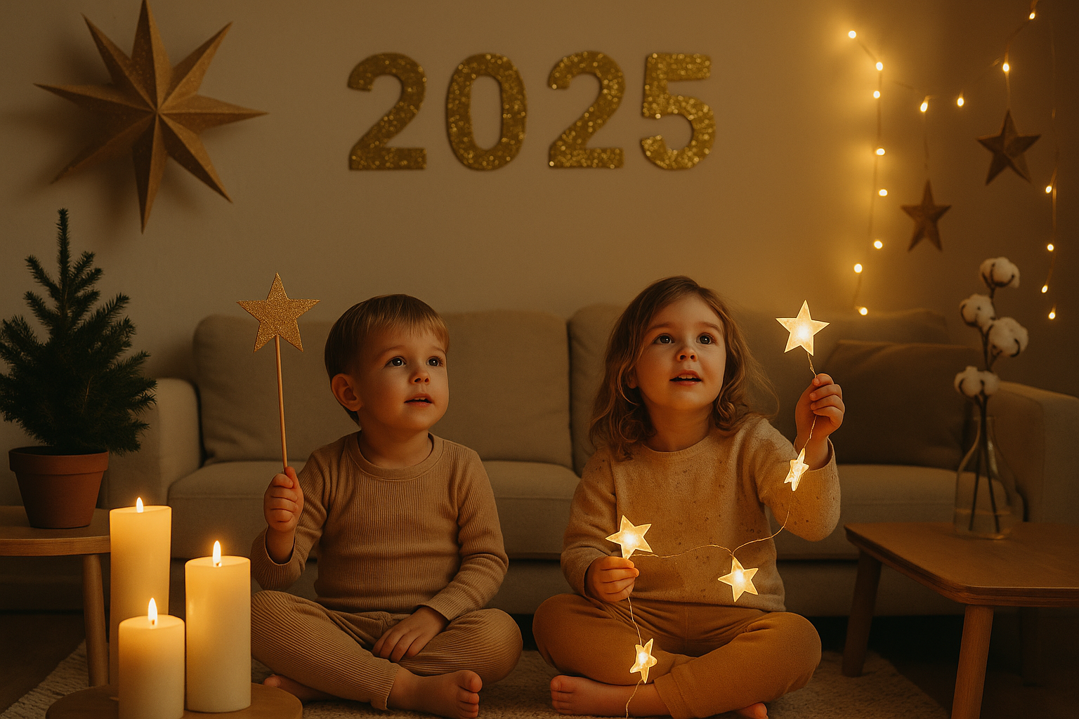 Sådan holder du nytår med små børn